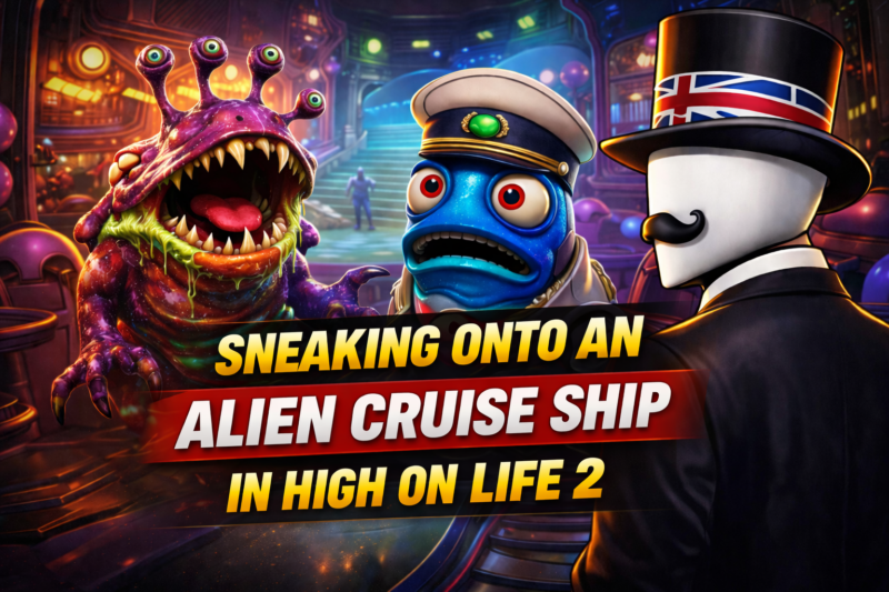 SNEAKING ONTO AN ALIEN CRUISE SHIP IN HIGH ON LIFE 2 👽 [4K 120FPS]