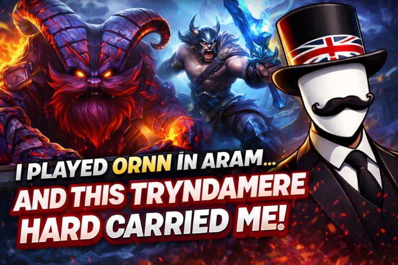THIS TRYNDAMERE HARD CARRIED ME IN ARAM! 😱 [4K 120FPS]