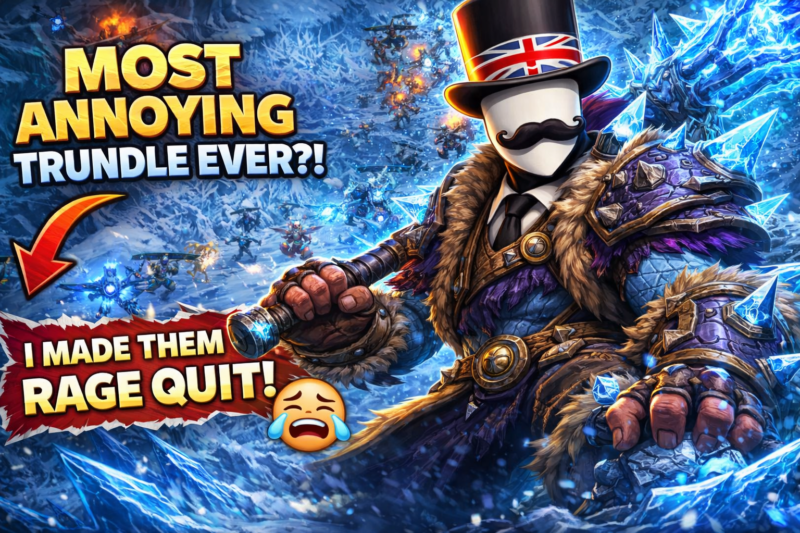 MOST ANNOYING TRUNDLE EVER?! I MADE THEM RAGE QUIT 😂 [4K 120FPS]