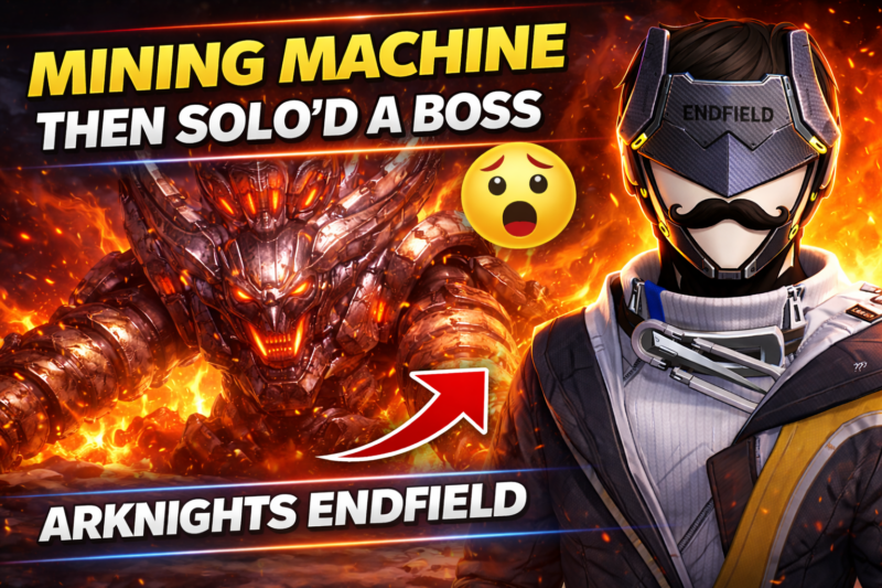 I BUILT A MINING MACHINE THEN SOLO’D A BOSS IN ARKNIGHTS ENDFIELD 😱 [4K 120FPS]