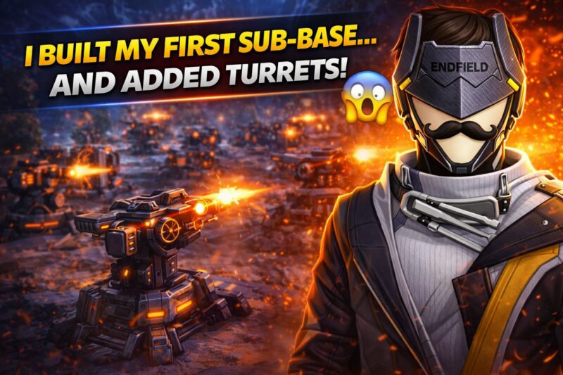 I BUILT MY FIRST SUB-BASE IN ARKNIGHTS ENDFIELD… AND ADDED TURRETS 😱 [4K 120FPS]