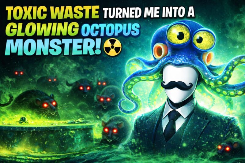 TOXIC WASTE TURNED ME INTO A GLOWING OCTOPUS MONSTER! ☢️ [4K 120FPS]