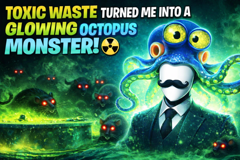 TOXIC WASTE TURNED ME INTO A GLOWING OCTOPUS MONSTER! ☢️ [4K 120FPS]