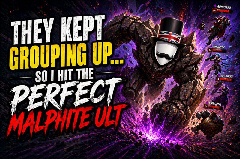 THEY KEPT GROUPING UP… SO I HIT THE PERFECT MALPHITE ULT 😈 [4K 120FPS]