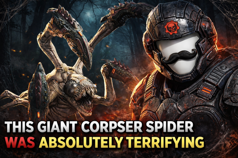 THIS GIANT CORPSER SPIDER WAS ABSOLUTELY TERRIFYING 😱 [4K 120FPS]
