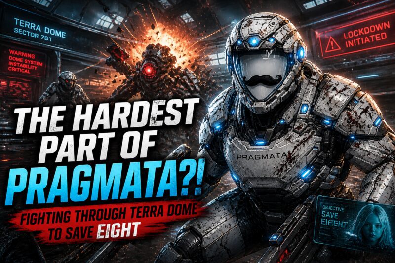 THE HARDEST PART OF PRAGMATA?! FIGHTING THROUGH TERRA DOME TO SAVE EIGHT 😬 [4K 120FS]