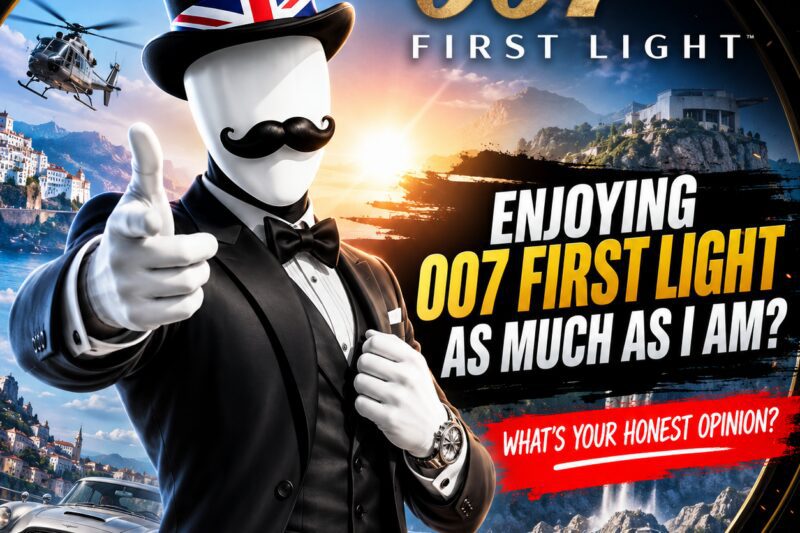 ENJOYING 007 FIRST LIGHT AS MUCH AS I AM? 🎩