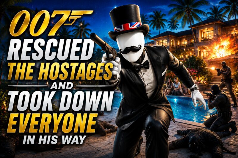 007 RESCUED THE HOSTAGES AND TOOK DOWN EVERYONE IN HIS WAY!